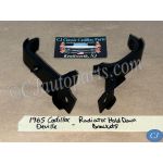 OEM 1965 1966 1967 Cadillac Deville Calais Fleetwood Eldorado UPPER RADIATOR HOLD DOWN MOUNTING BRACKETS CUSHIONS #1483122/#1483123/#3513581/#3513582